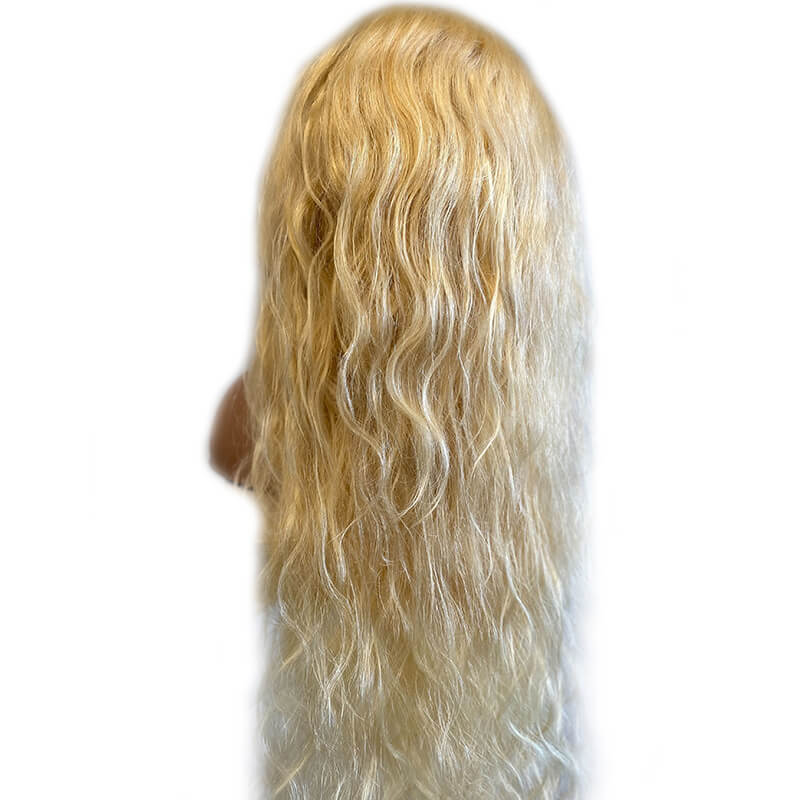 613 BlondeBrazilian 13x4 lace frontal wig's deal body wave 150% density