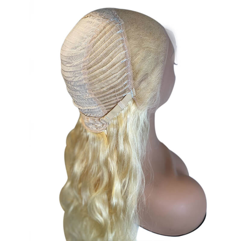 613 BlondeBrazilian 13x4 lace frontal wig's deal body wave 150% density