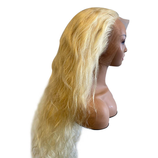 613 BlondeBrazilian 13x4 lace frontal wig's deal body wave 150% density