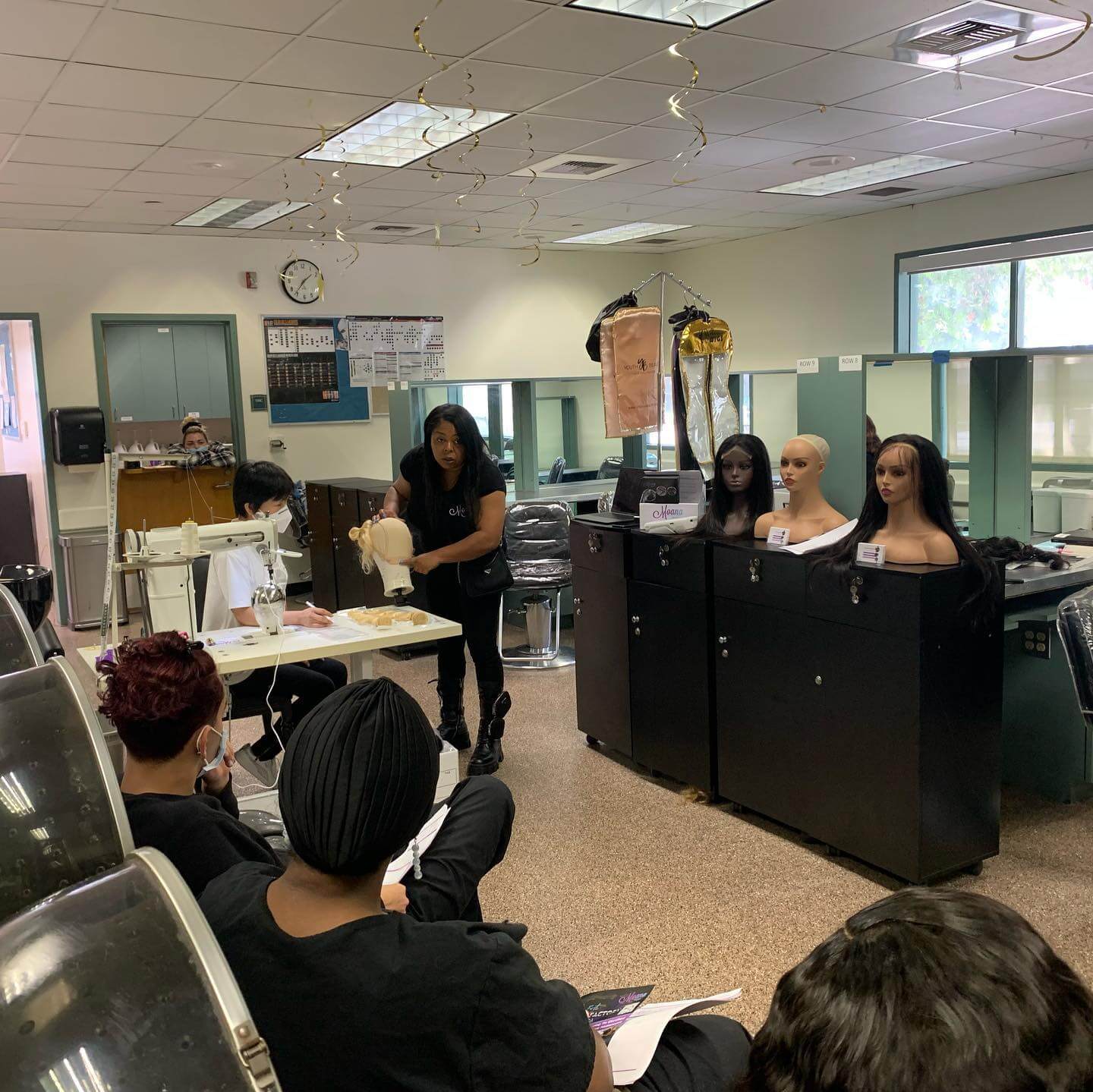 Moana hair wig sewing classes