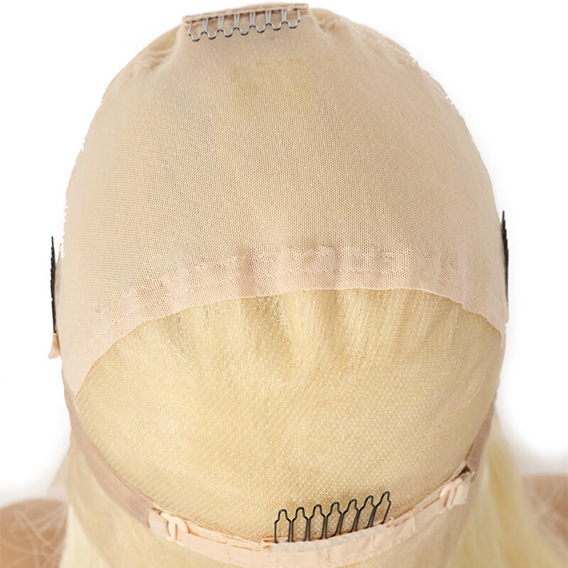 613 BlondeBrazilian 13x4 lace frontal wig's deal straight 150% density