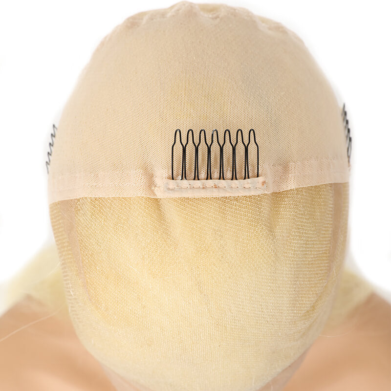 613 BlondeBrazilian 13x4 lace frontal wig's deal straight 150% density