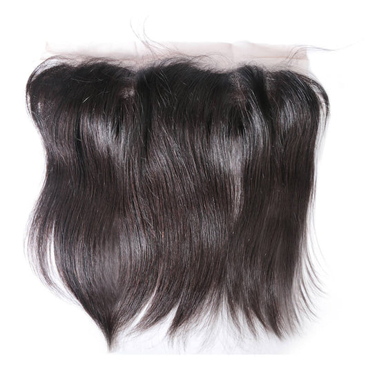 Indian 13x4 lace frontal human straight braid hair