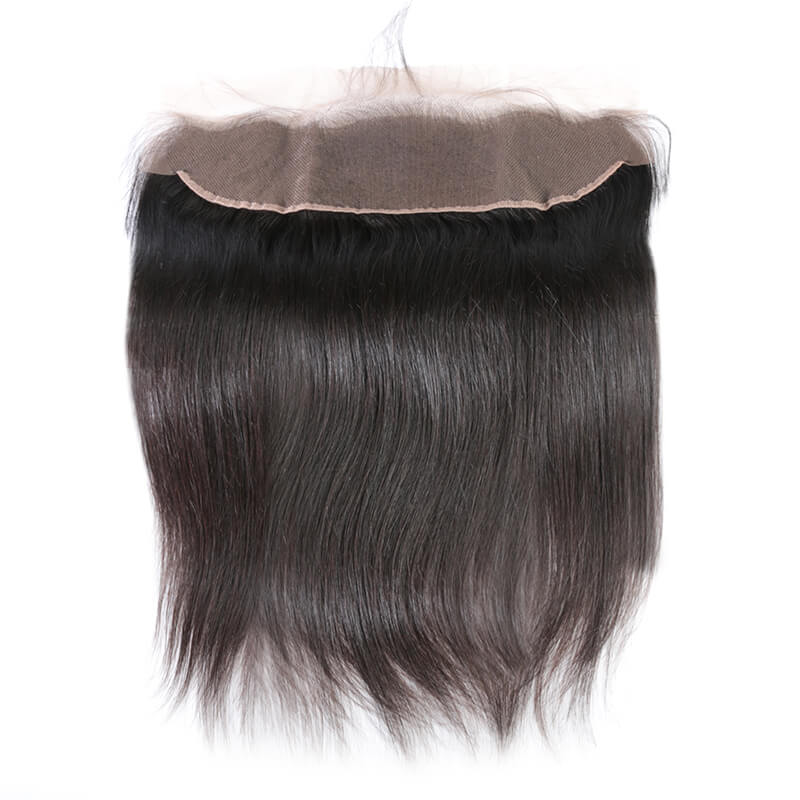 Indian 13x4 lace frontal human straight braid hair
