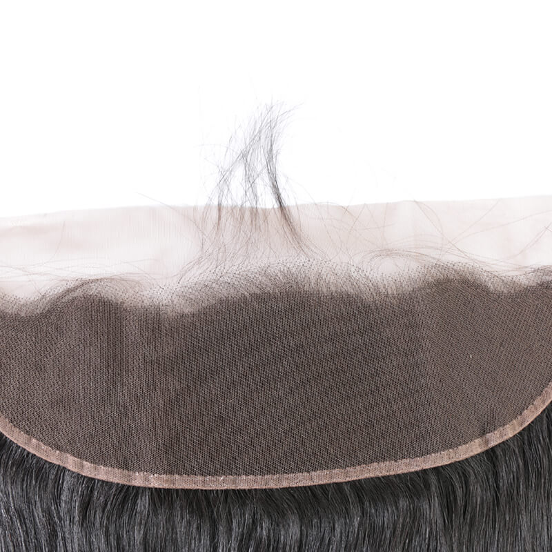 Indian 13x4 lace frontal human straight braid hair