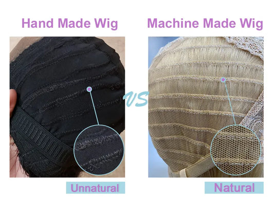 hand made wig VS machine made wig-Moana hair