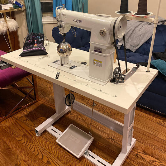 Wig making machine from moana hair