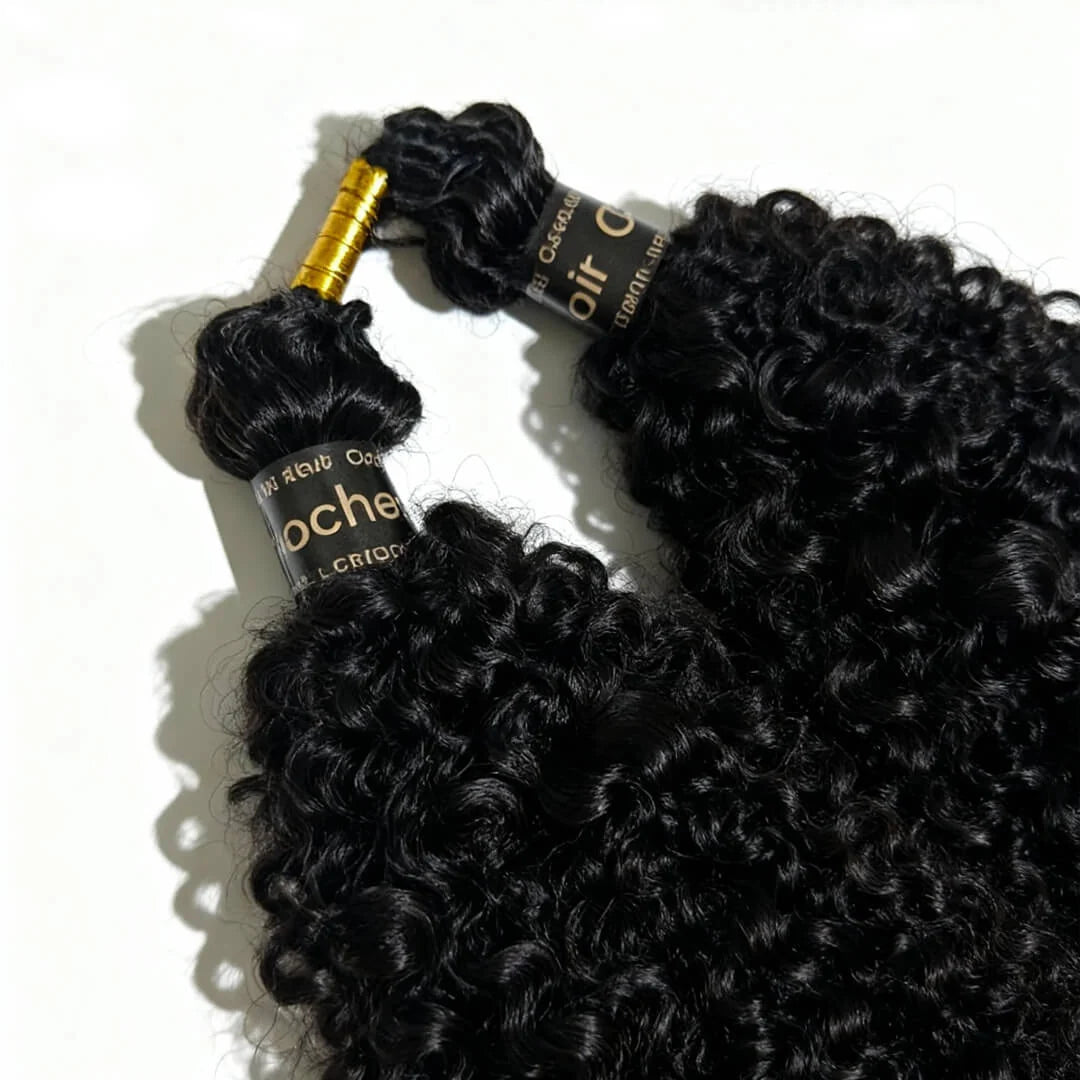 Kinky Curly Crochet Hair Extensions | Natural Look