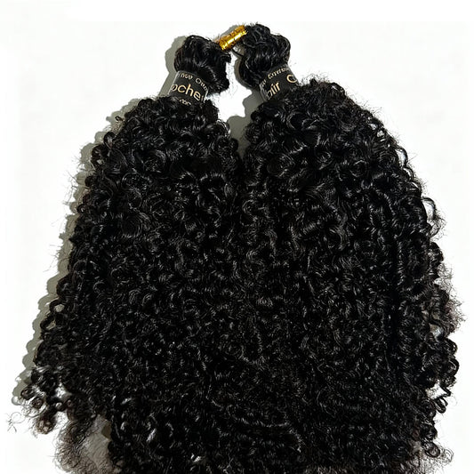 Kinky Curly Crochet Hair Extensions | Natural Look