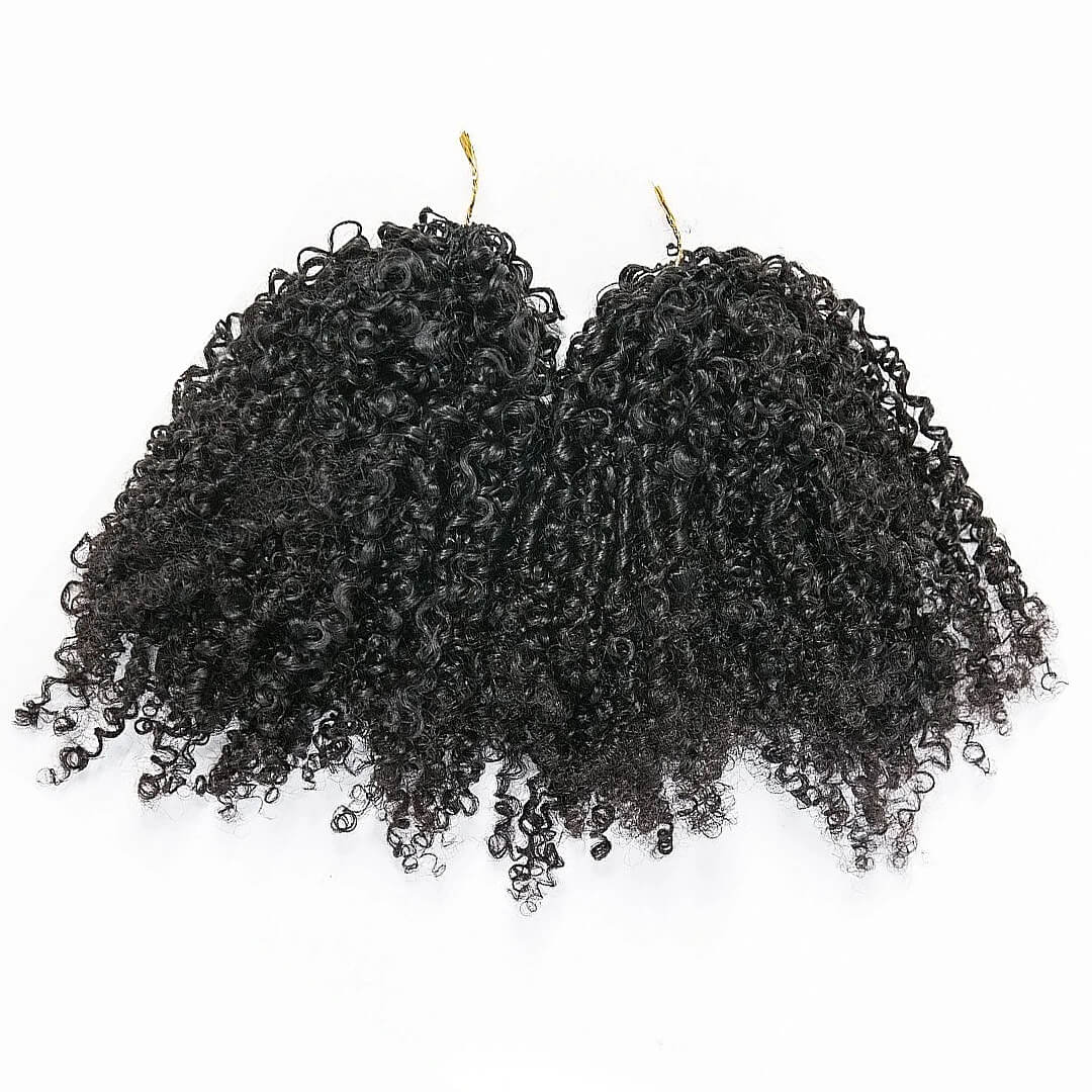 Kinky Curly Crochet Hair Extensions | Natural Look