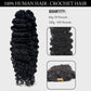 Water Wave Natural Crochet Hair Extensions for Women