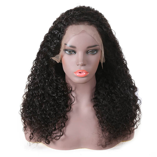 150% density Brazilian 13x4 lace frontal wig's deal water wave