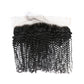 3Pcs Brazilian hair bundles with 13x4 transparent lace frontal deep curly