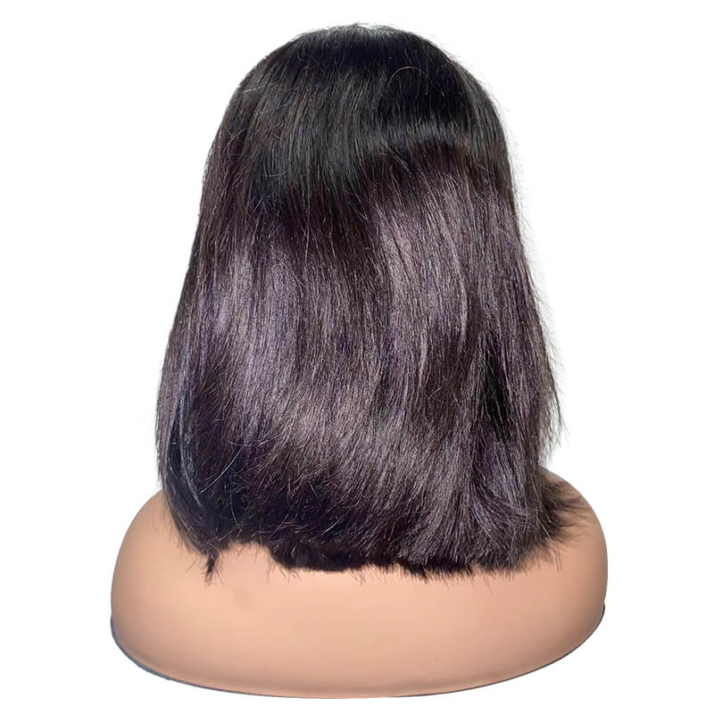 150% density Brazilian premium 13x4 bob wig