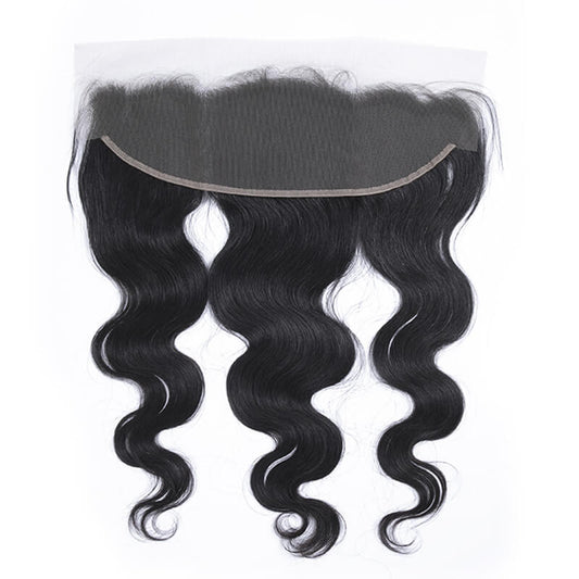 Indian 13x4 lace frontal human braid hair body wave