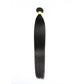 Brazilian hair bundles with 4x4 transparent lace closure straight