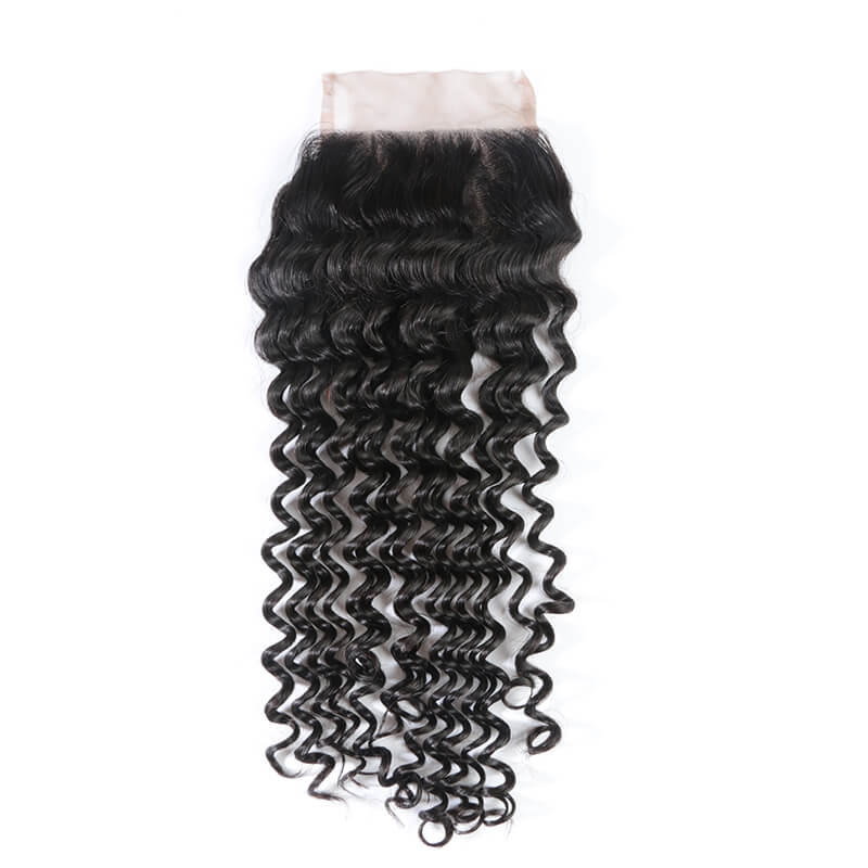 Brazilian 4x4 HD Lace Closure Deep Wave