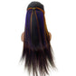 150% density rainbow color custom Brazilian 4x4 transparent lace closure wig 20"